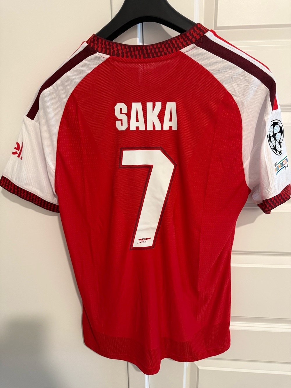 NWT 2026 Arsenal Home Saka Player Version UCL Size XXL